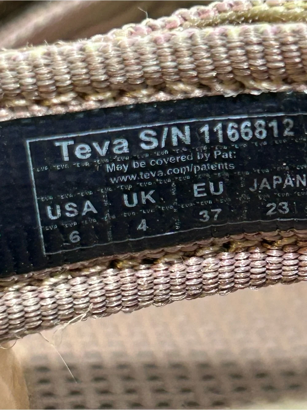 Teva flatform Women’s Platform Sandal - Pink and Brown Straps